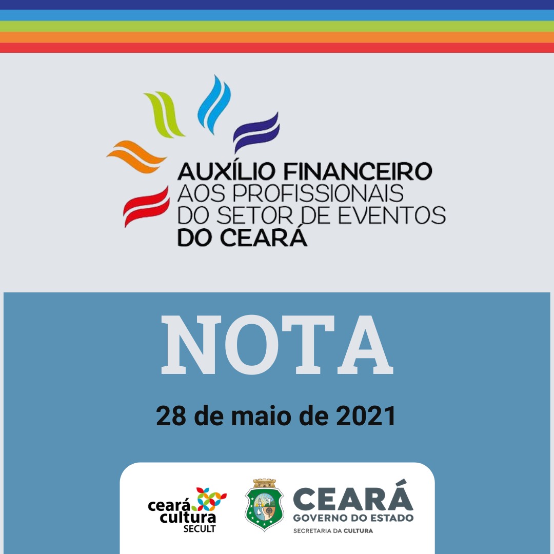 Nota – 28/05 – Auxílio Financeiro aos Trabalhadores e Trabalhadoras do Setor de Eventos