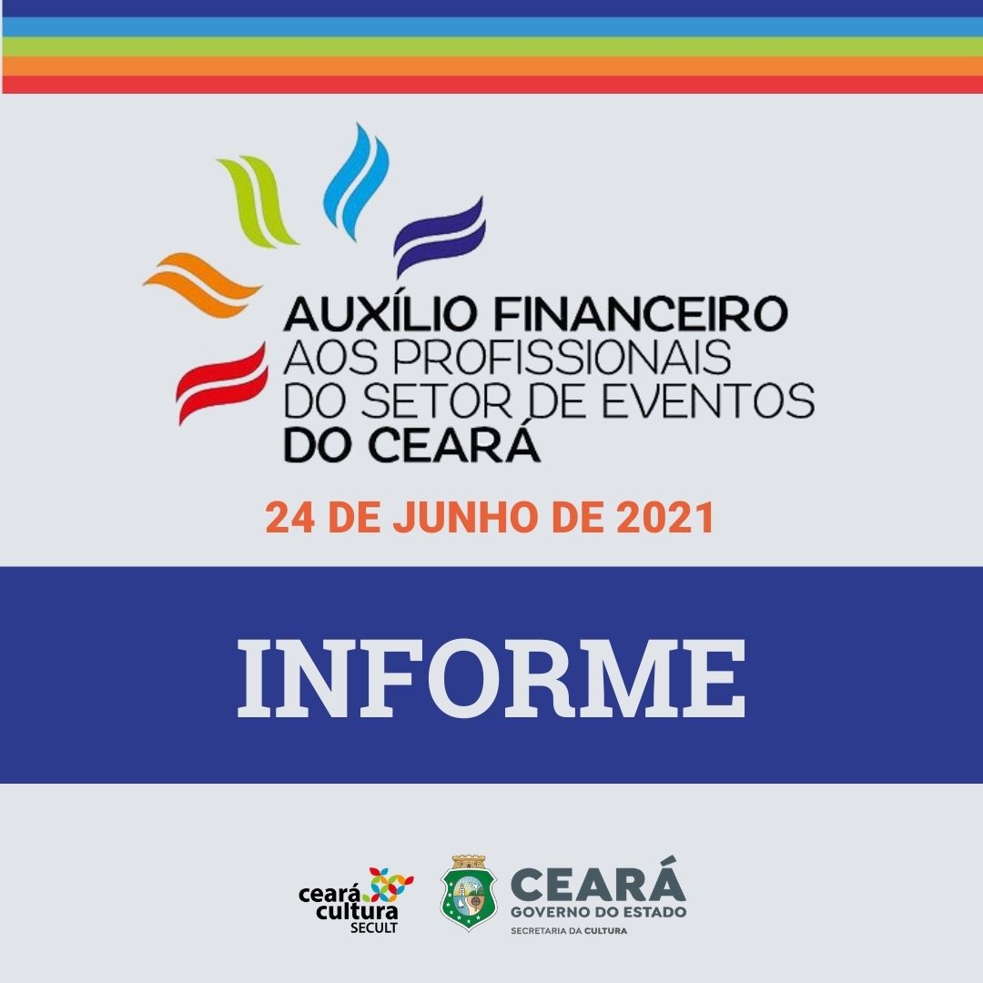 Informe – 24/06 – Auxílio Financeiro aos Trabalhadores e Trabalhadoras do Setor de Eventos