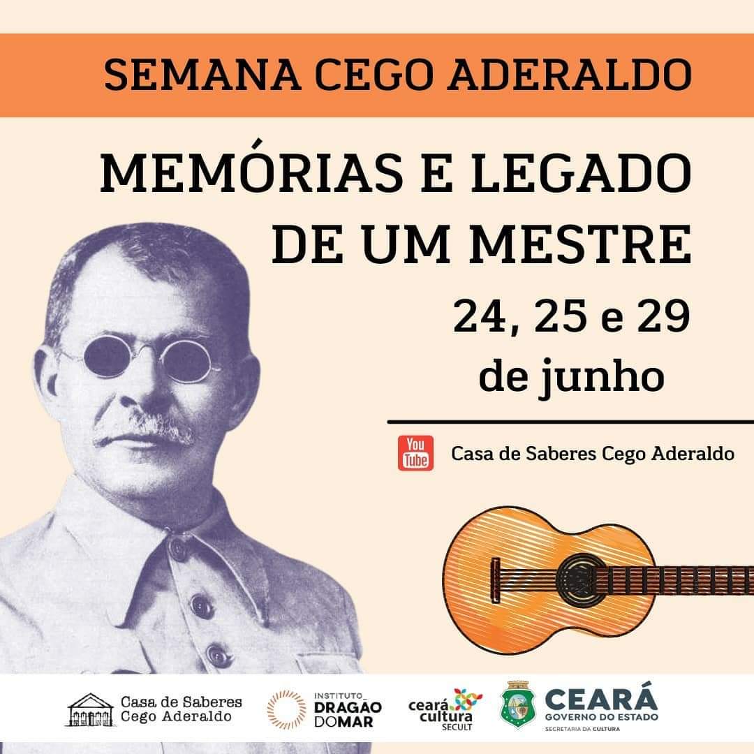 Casa de Saberes realiza “Semana Cego Aderaldo – Memórias e legado de um Mestre”