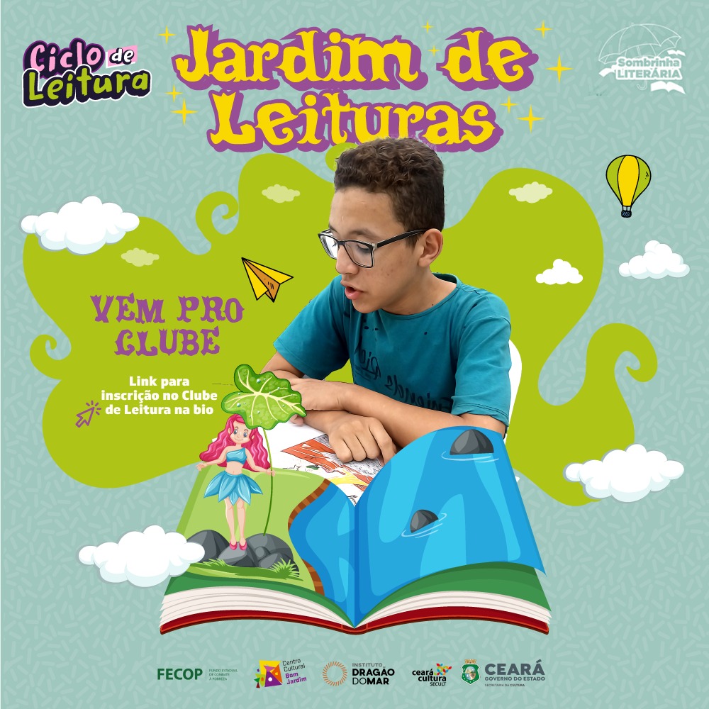 Biblioteca do CCBJ e programa Recode lançam clube “Jardim de Leituras”