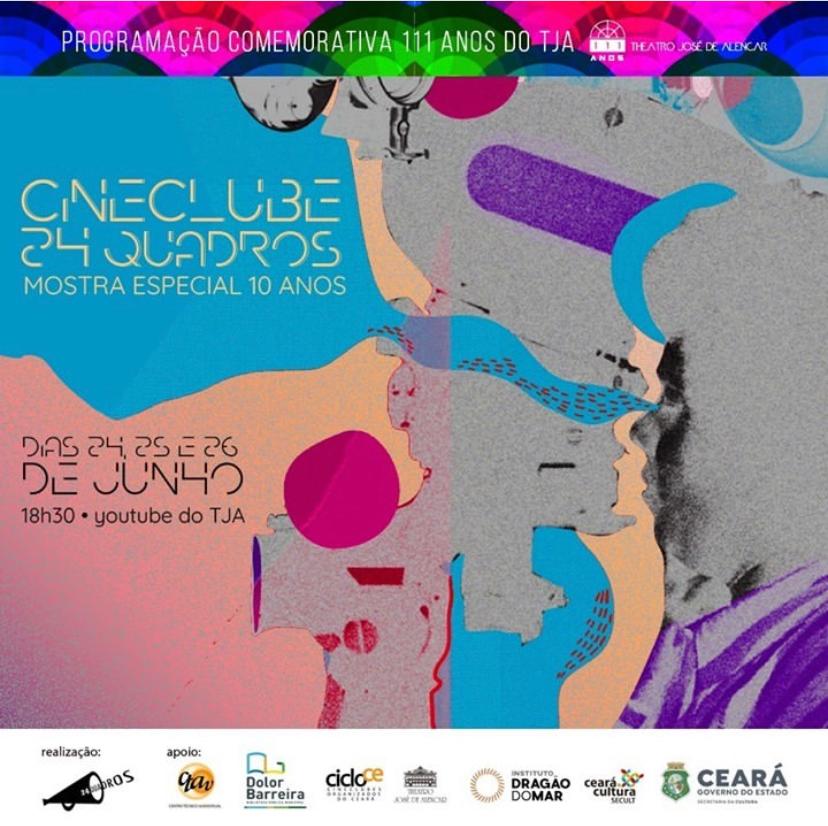 TJA | 24 Quadros: Cineclube celebra dez anos de atividade com mostra especial de aniversário no canal do YouTube do TJA