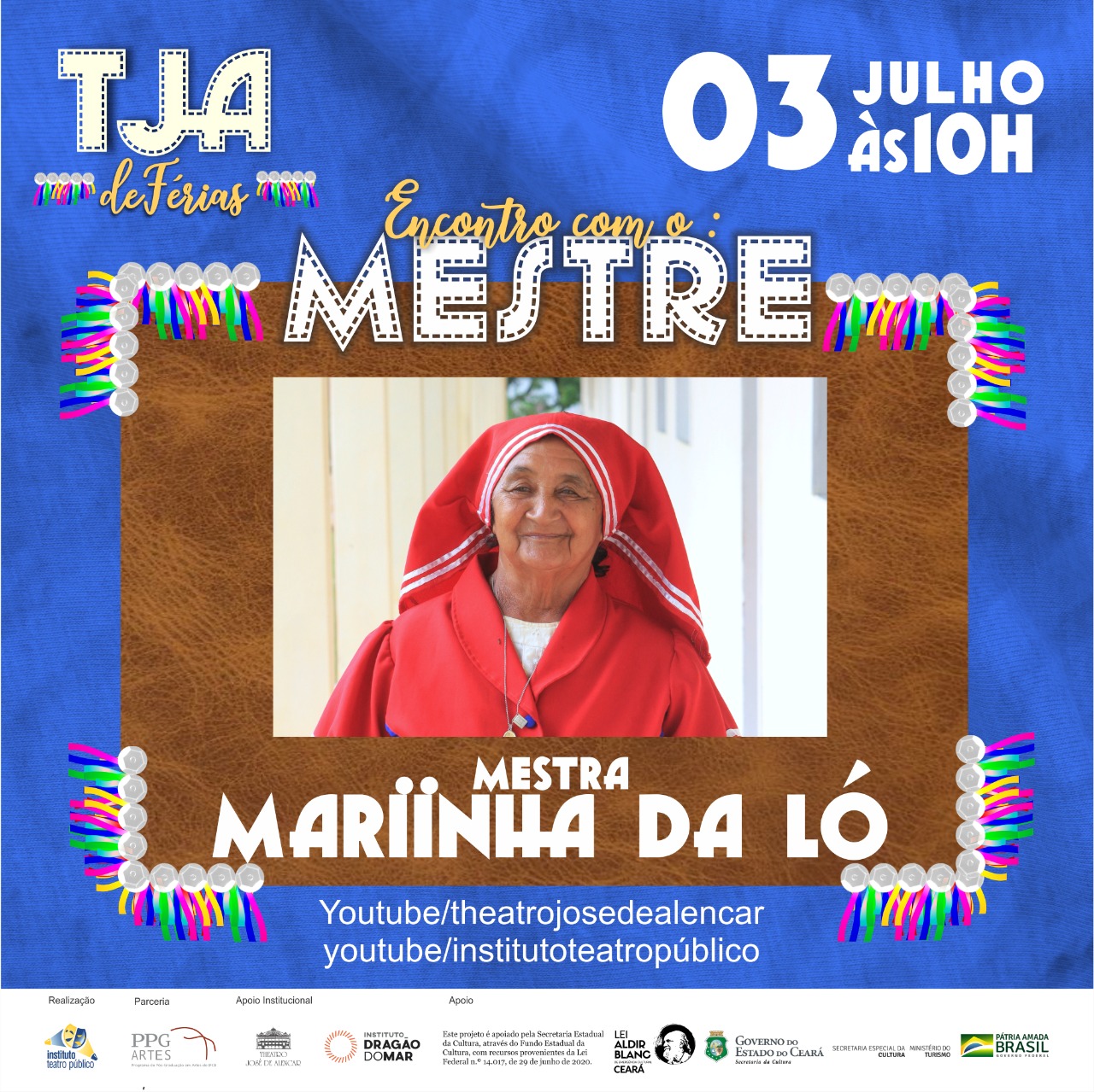 “TJA de Férias”: equipamento cultural proporciona diversão de forma lúdica, durante o mês de julho, pelo canal do YouTube