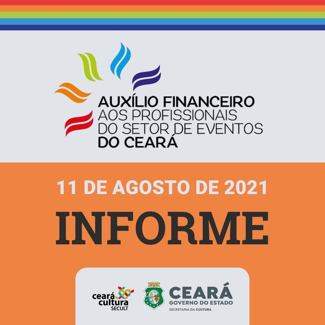 Informe – 11/08 – Auxílio Financeiro aos Trabalhadores e Trabalhadoras do Setor de Eventos