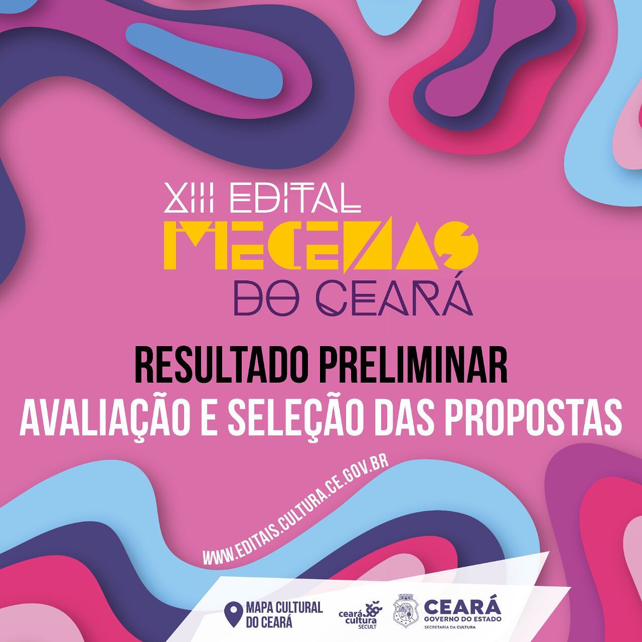 XIII Mecenas do Ceará: Secult divulga resultado preliminar da fase de Avaliação e Seleção de Proposta