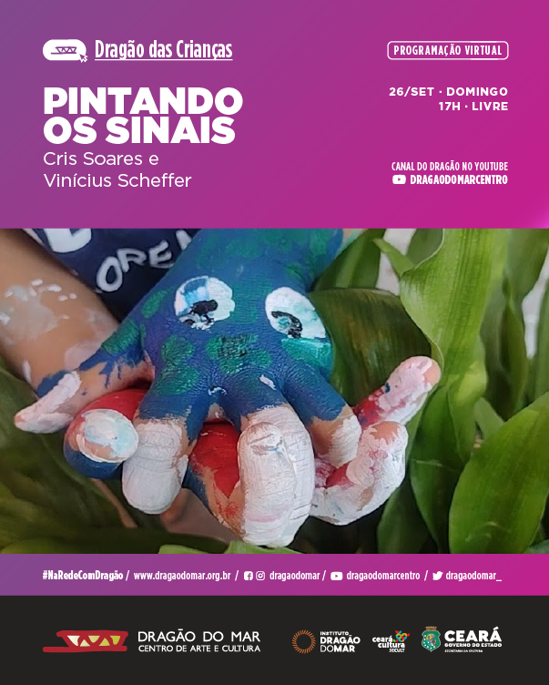 Dragão do Mar realiza oficina educativa virtual acessível para crianças neste domingo (26)