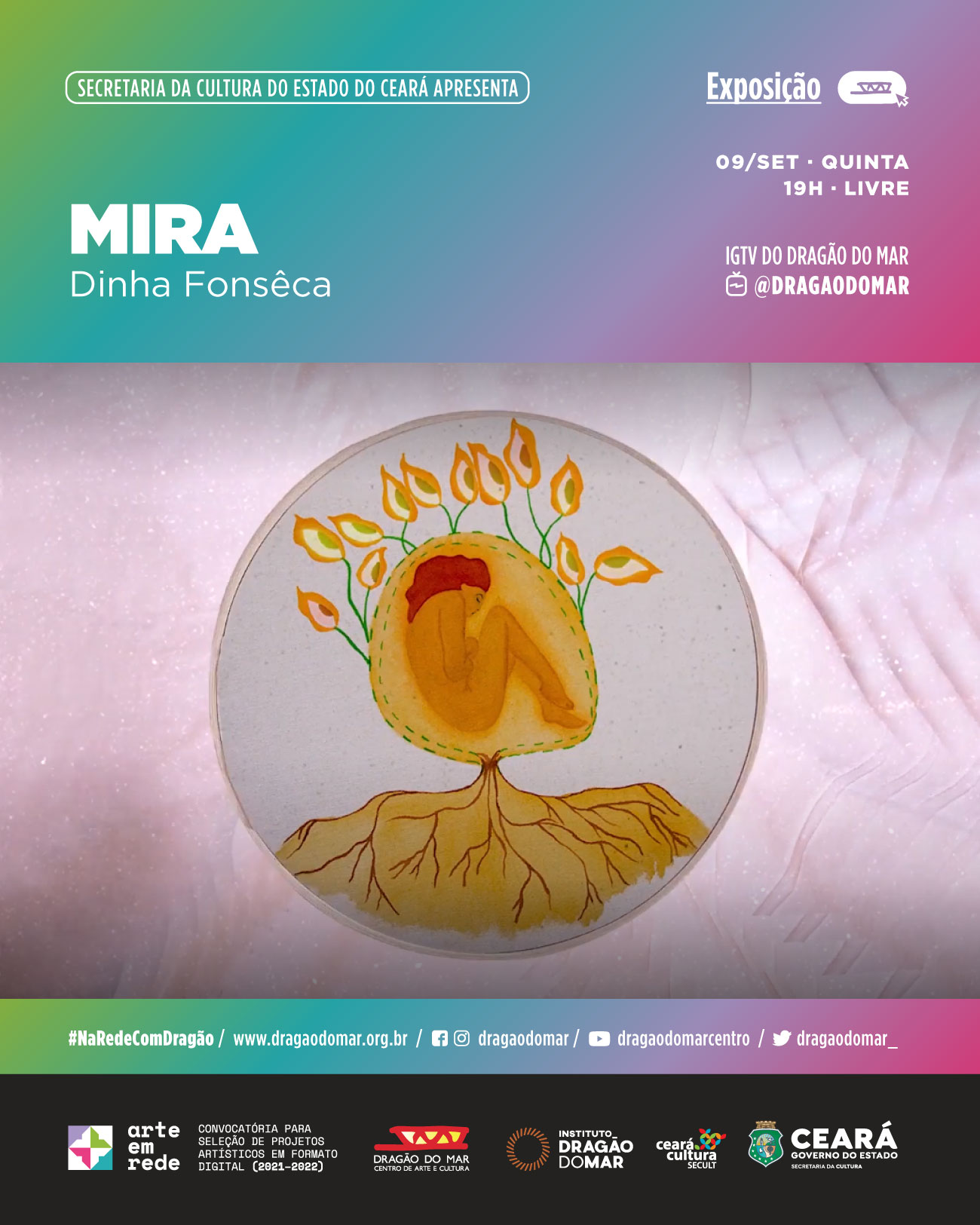 Dragão do Mar exibe videoexposição de pinturas nesta quinta-feira, 9/9