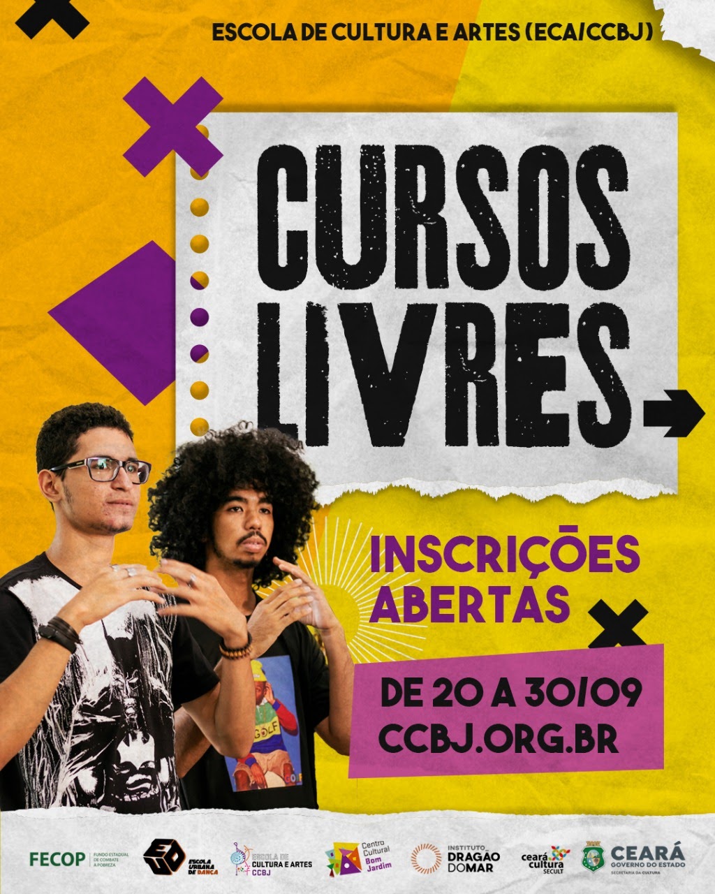 150 vagas: CCBJ abre inscrições para cursos