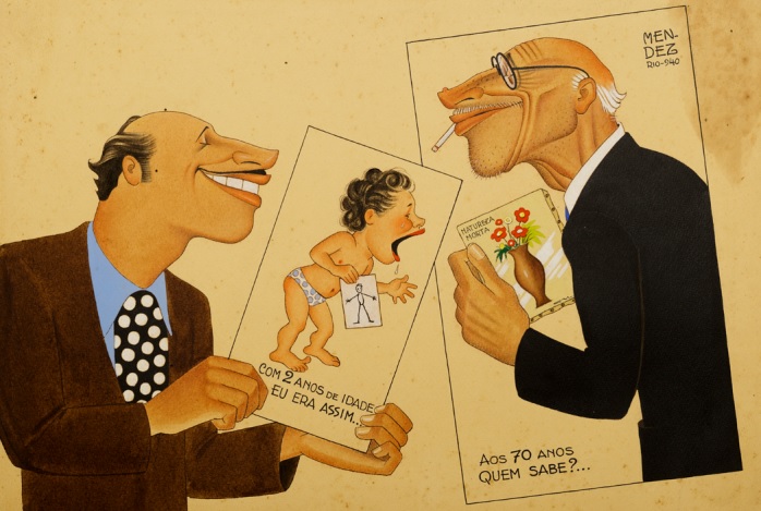 Lei Aldir Blanc | Livro sobre a obra do caricaturista Mendez tem lançamento previsto para janeiro de 2022