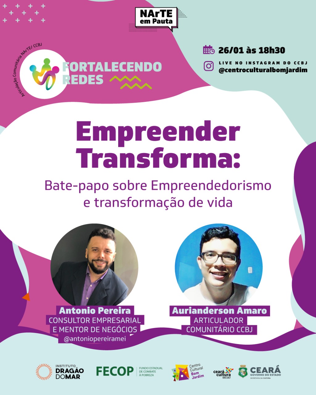 Empreendedorismo e visibilidade trans é destaque na programação semanal CCBJ