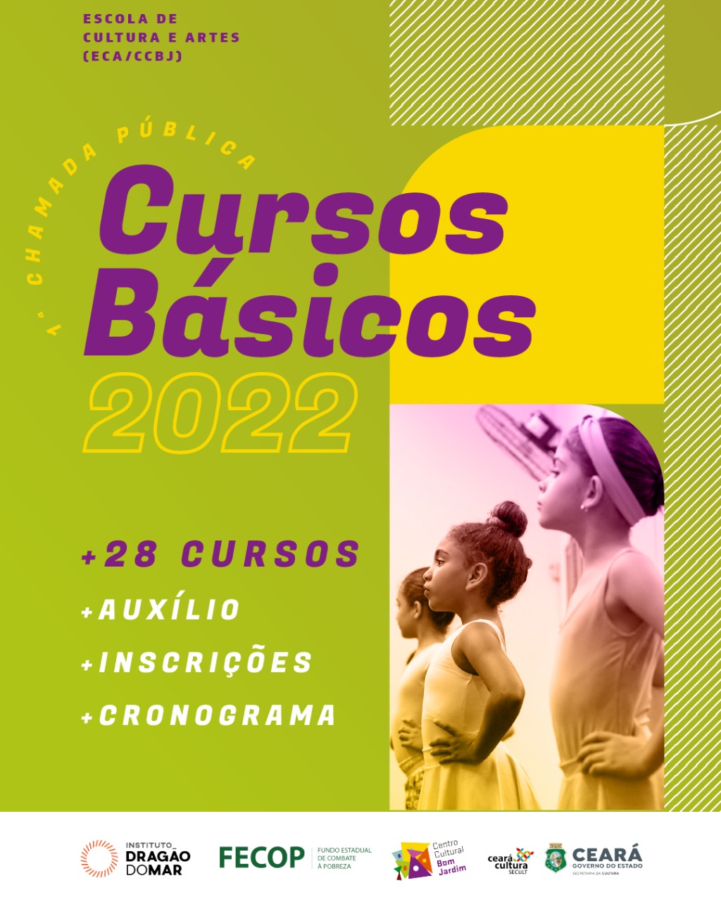 CCBJ oferta 28 cursos são mais de 400 vagas para oportunidade virtuais e presenciais com bolsa incentivo de R$ 200,00