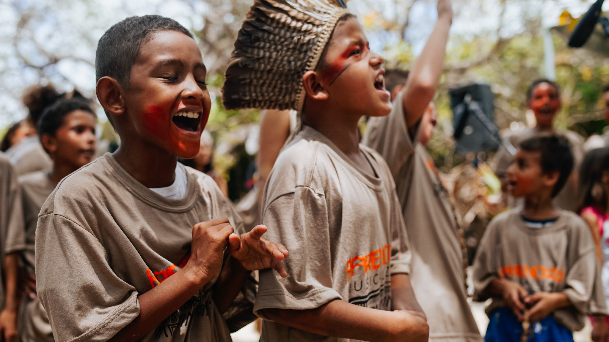 Secult divulga: Comunidade indígena Jenipapo-Kanindé, em Aquiraz, celebrou a luta pela demarcação de terra com a Festa do Marco Vivo e lançamento do Projeto Aprendizes Musicalizando