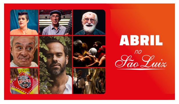 Programação do mês de Abril no Cineteatro São Luiz