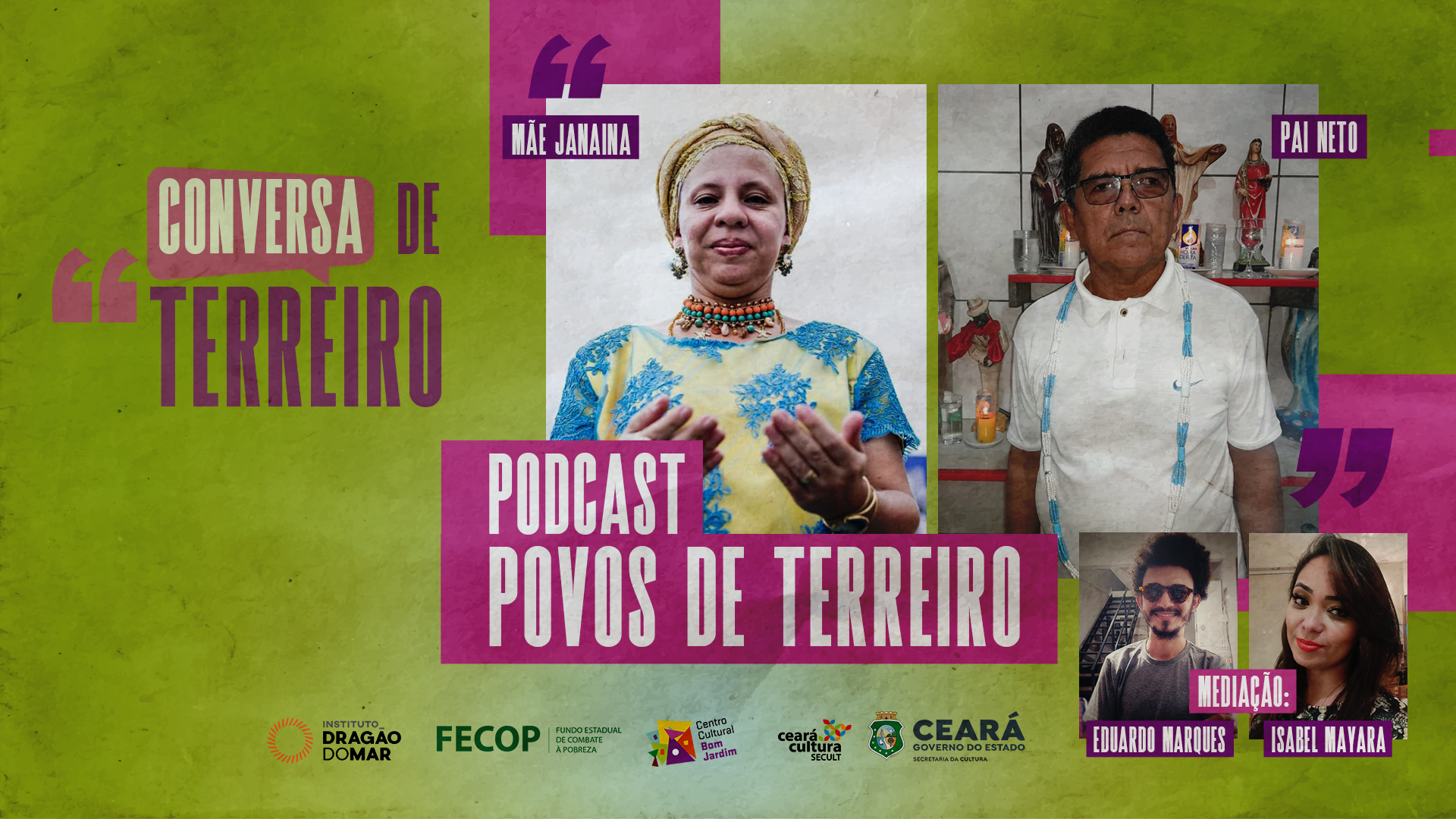 CCBJ lança podcast “Povos de Terreiro” – 1ep. na programação semanal gratuita, virtual e presencial