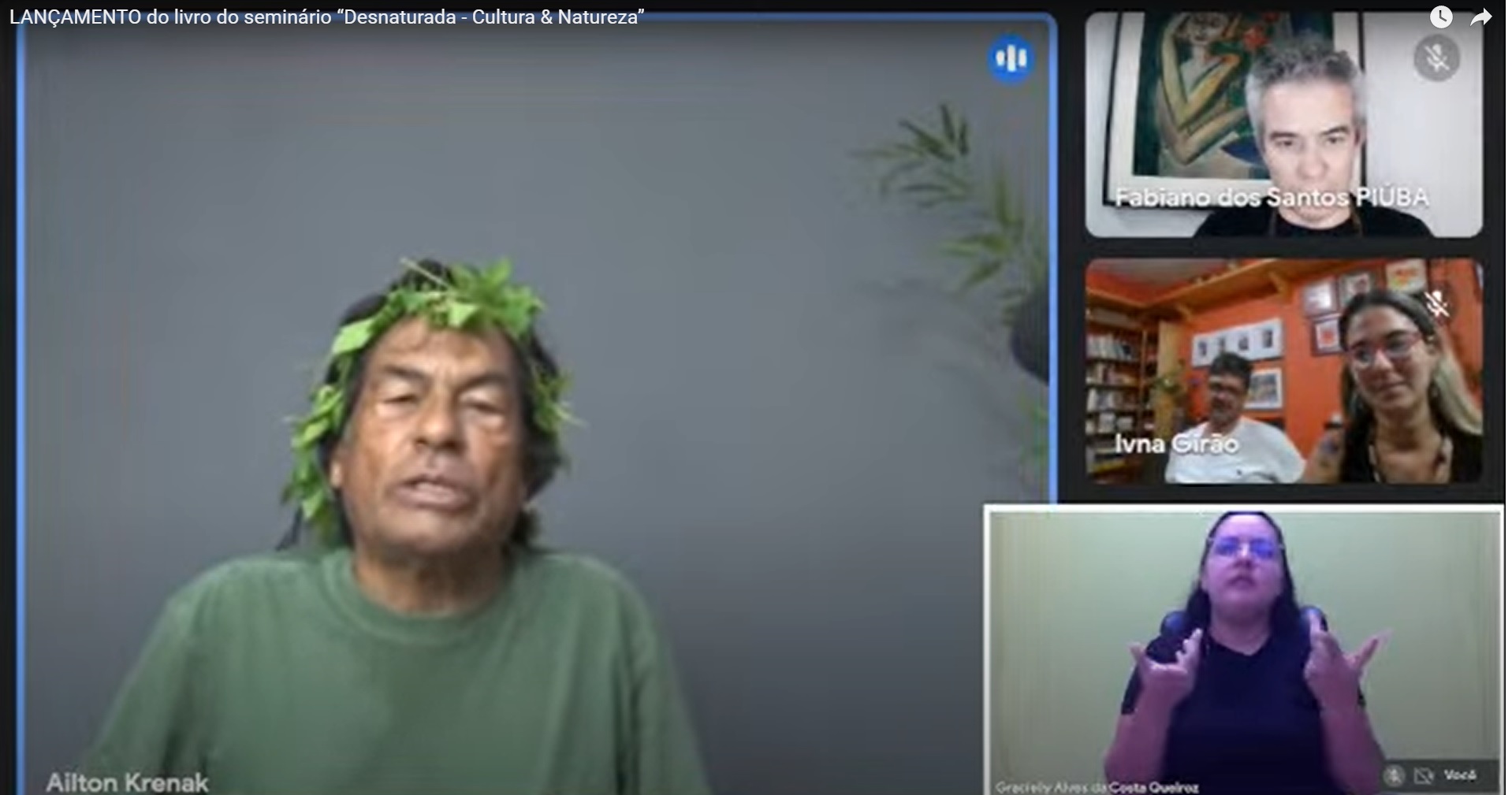 Secult lançou livro “Desnaturada – Cultura e Natureza”, em live nesta terça, 27/12