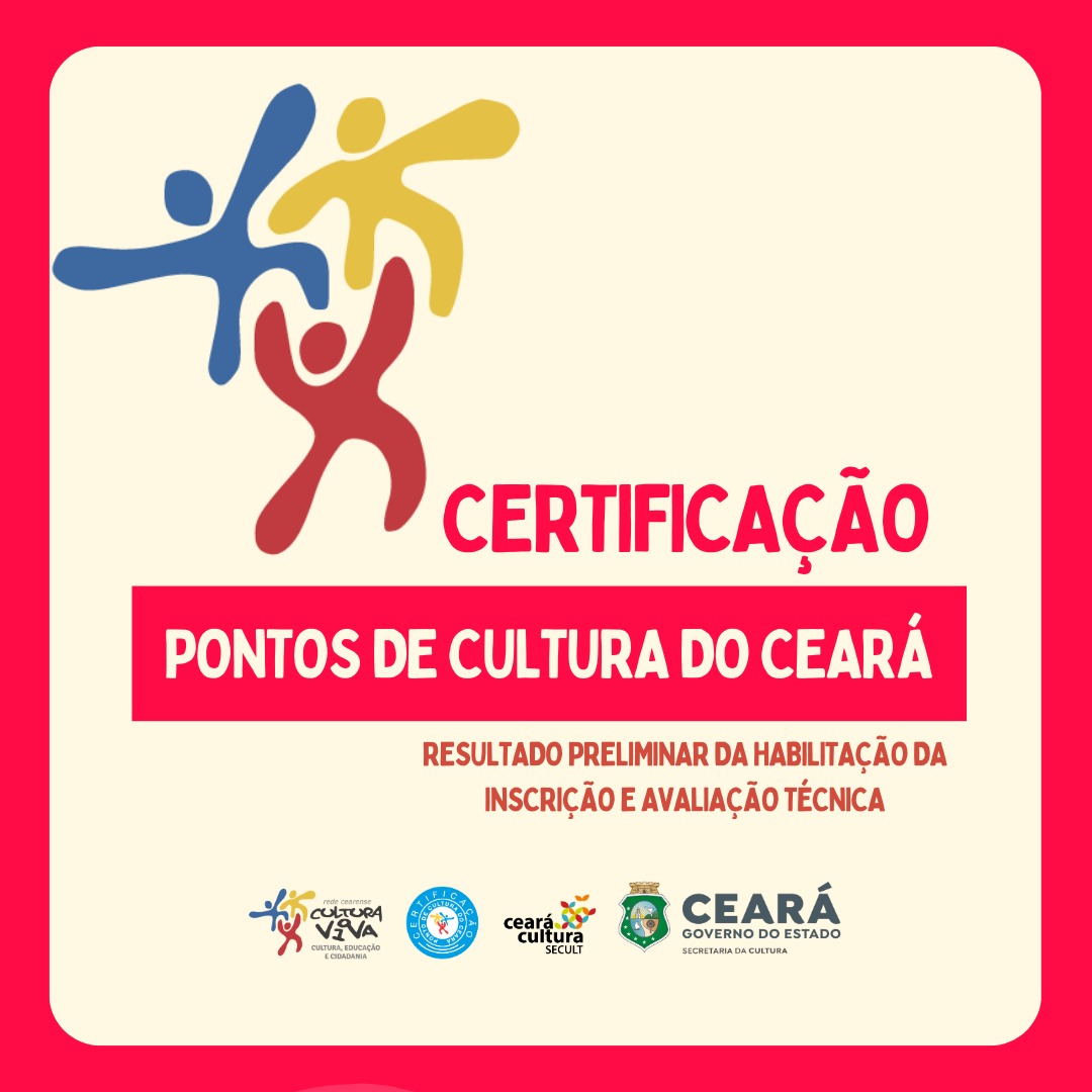 Secult divulga resultado preliminar da Certificação dos Pontos de Cultura