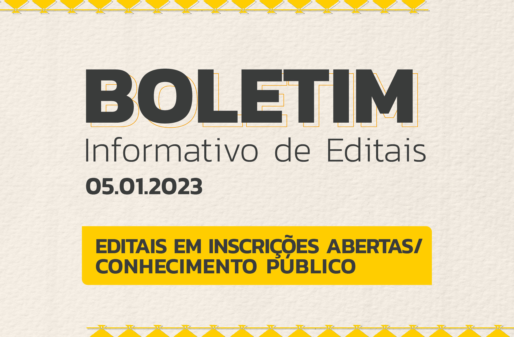 Secult Ceará divulga Boletim dos Editais