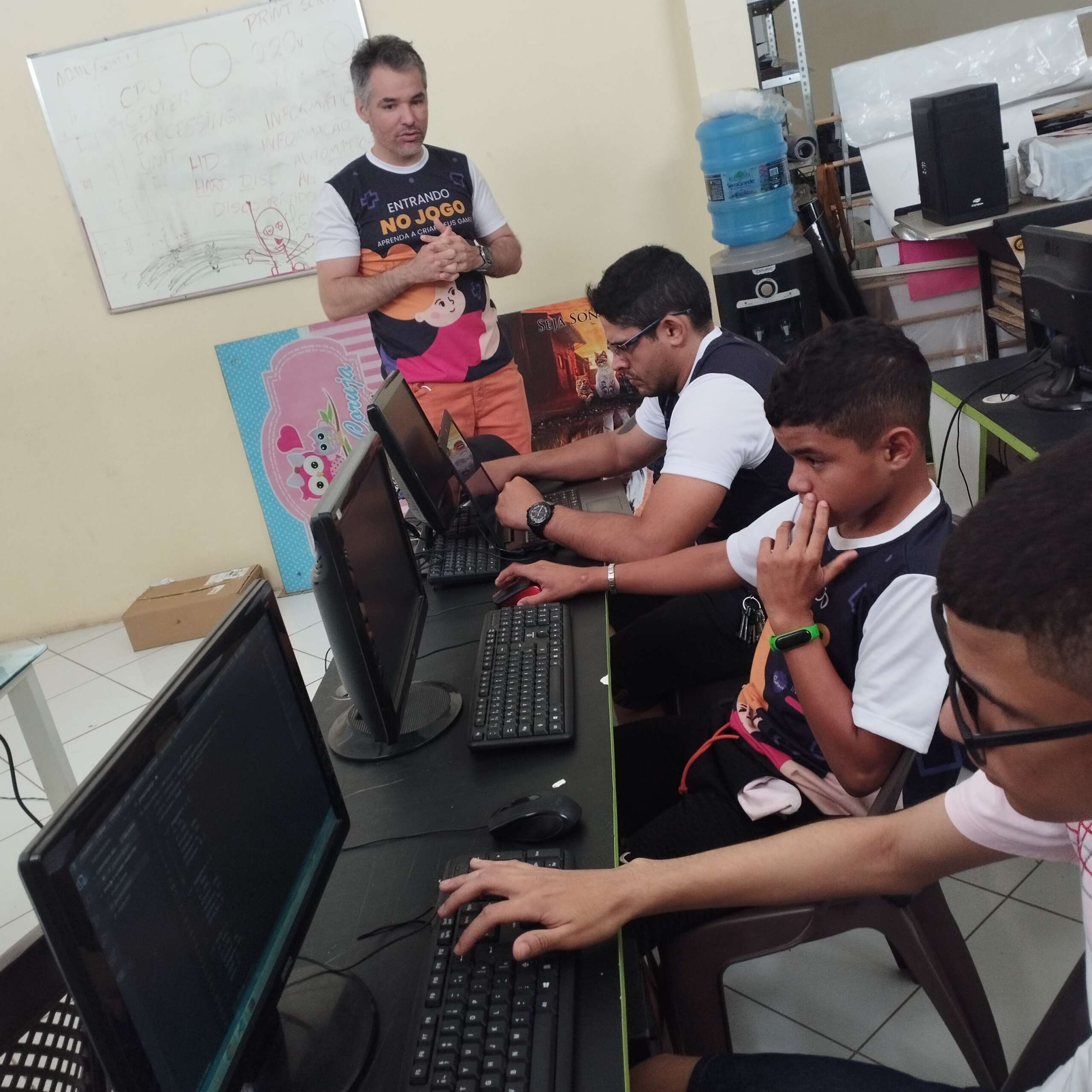 Com apoio da Secult, Projeto Entrando no Jogo ensina jovens de Meruoca a criar games