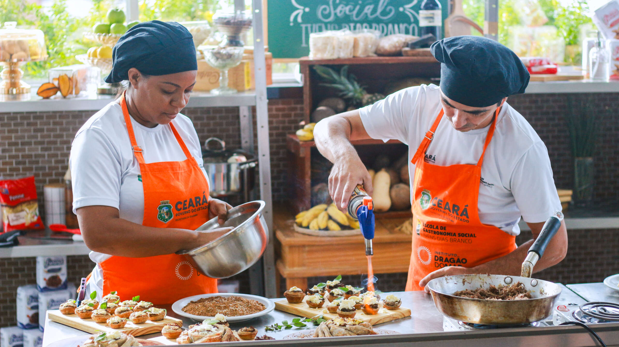Escola de Gastronomia Social realiza intercâmbio entre profissionais da gastronomia do Ceará e França