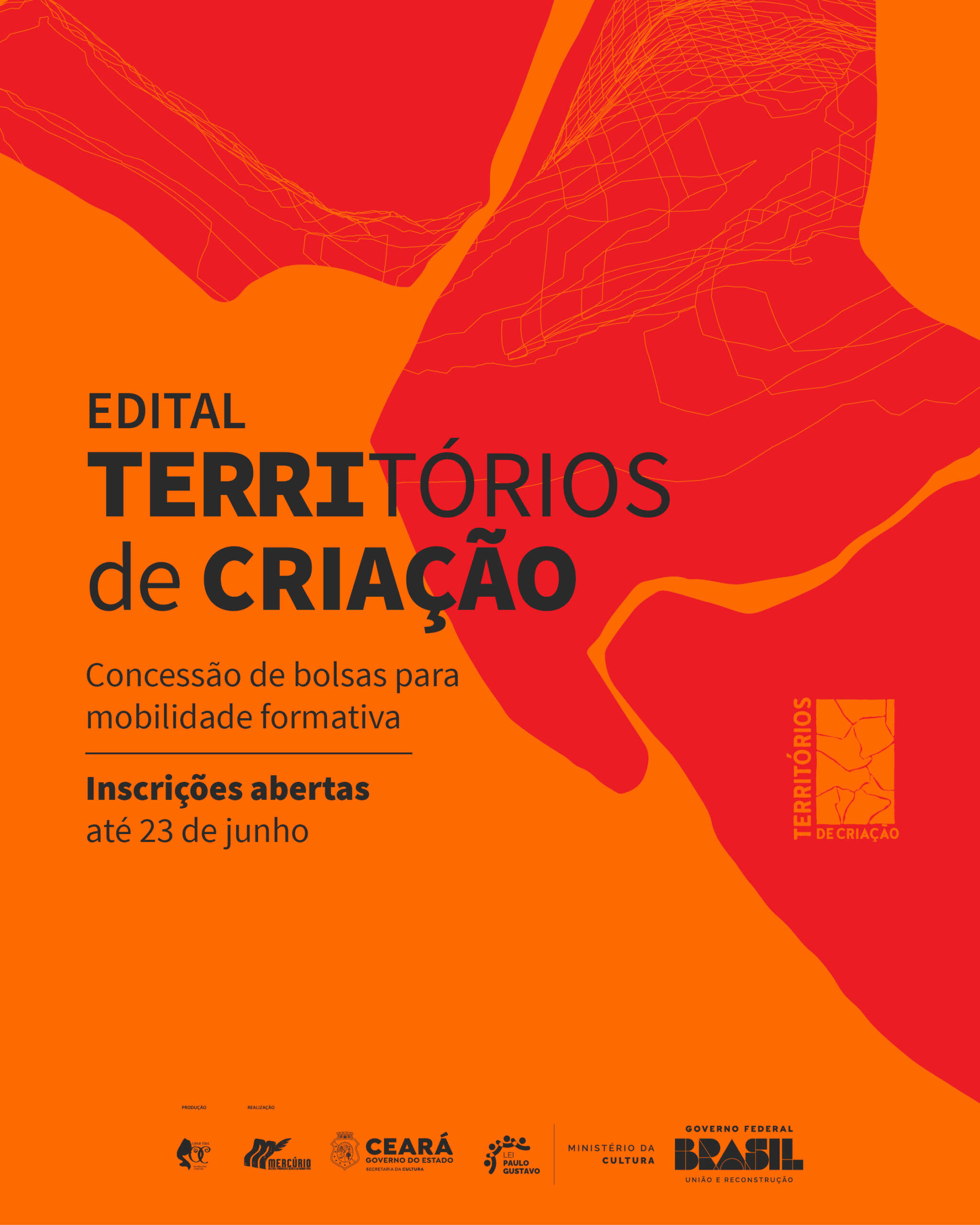 Territórios de Criação: Secult divulga Edital de Bolsas Culturais para Mobilidade Artístico-formativa com inscrições abertas a partir desta segunda (3)