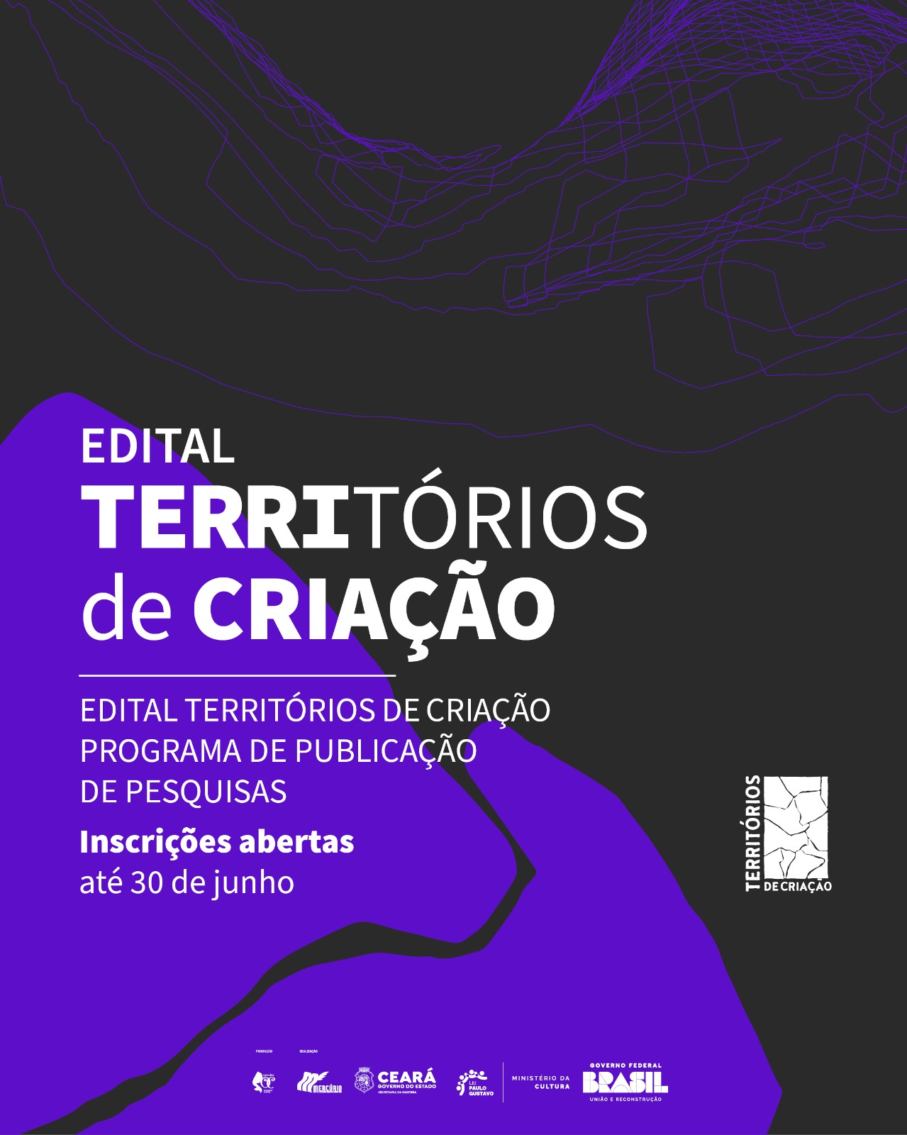 Territórios de Criação: Edital para publicações de pesquisas no campo da cultura tem inscrições abertas nesta segunda (17)