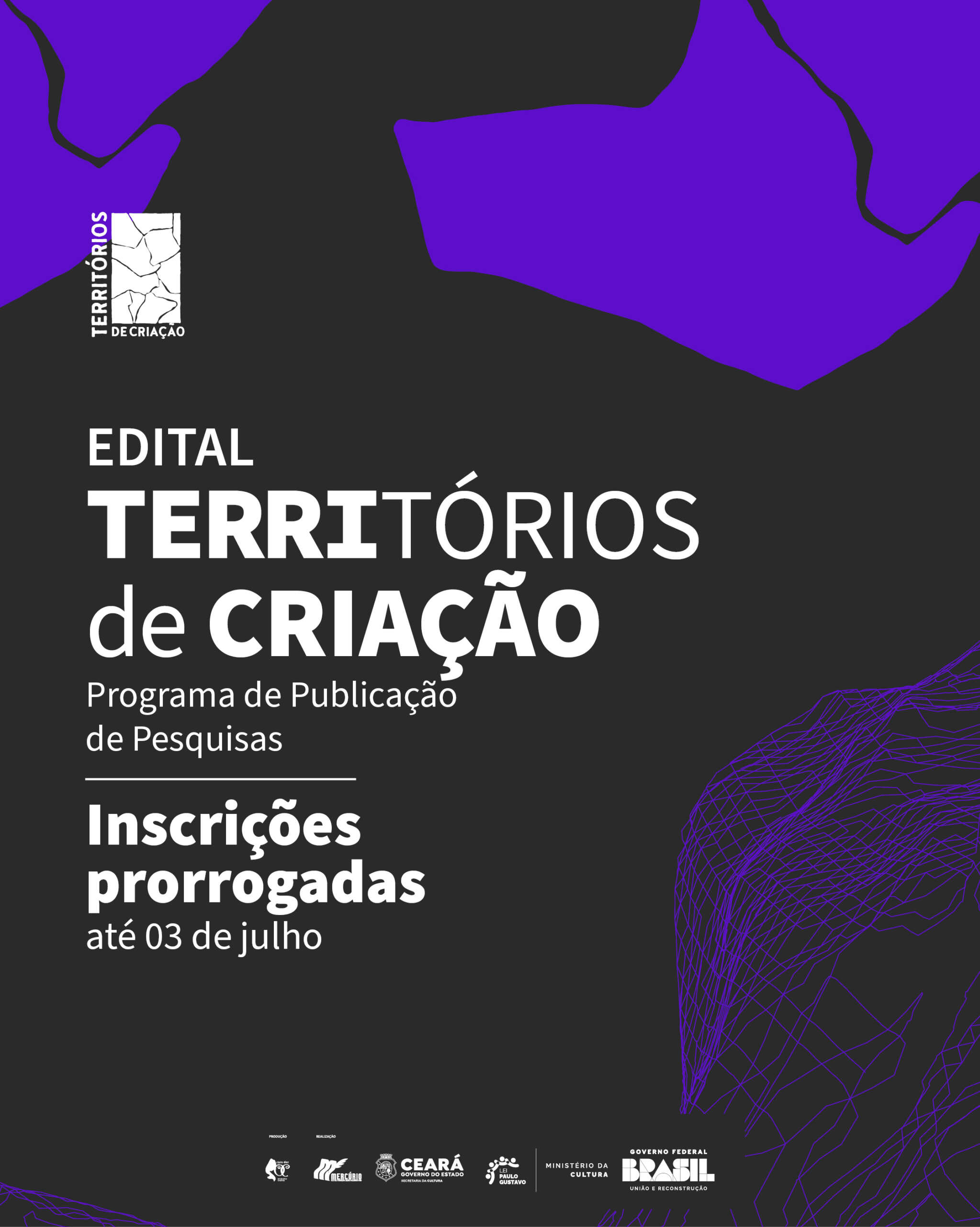 Territórios de Criação: Edital para publicações de pesquisas no campo da cultura tem inscrições prorrogadas até 3 de julho