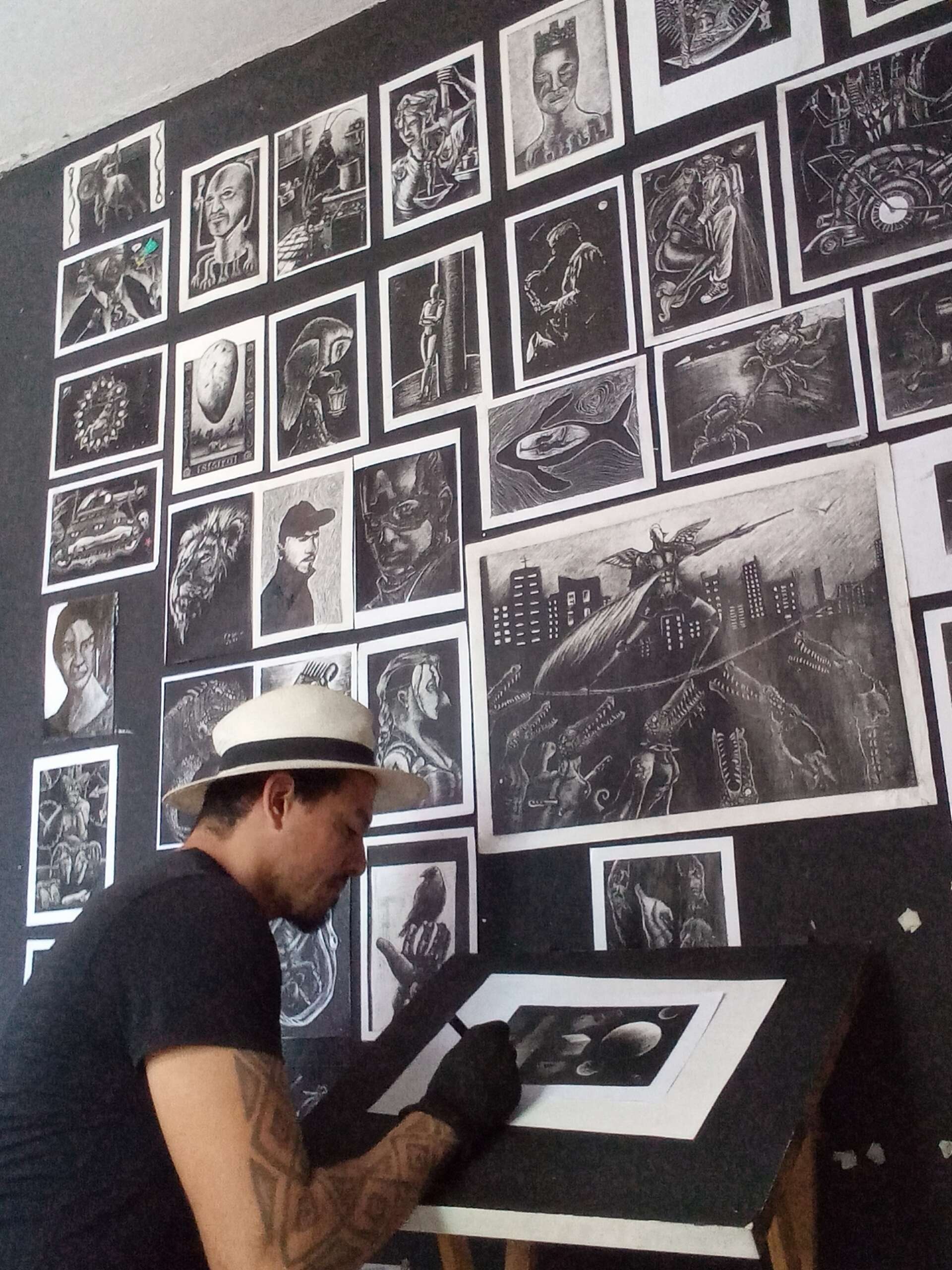 Sobrado Dr. José Lourenço promove oficina “Desenho Gravado: vivências poéticas com a arte e técnica do scratchboard” no Instituto Povo do Mar