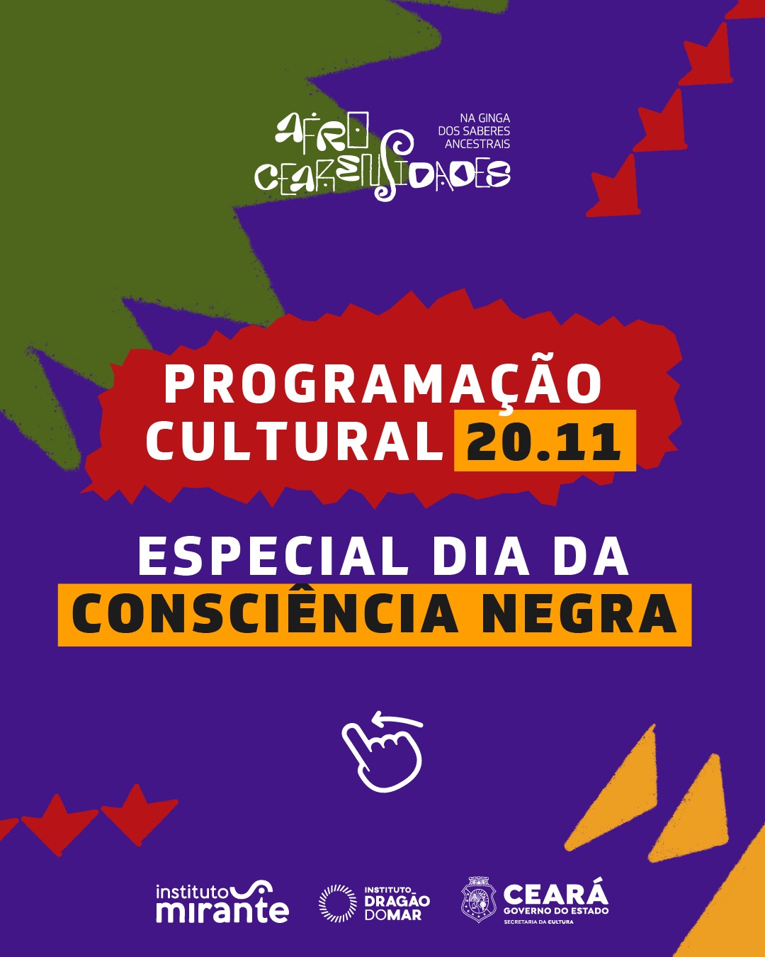 Dia Nacional da Consciência Negra: Programação Especial nos Equipamentos Culturais do Ceará – 20/11