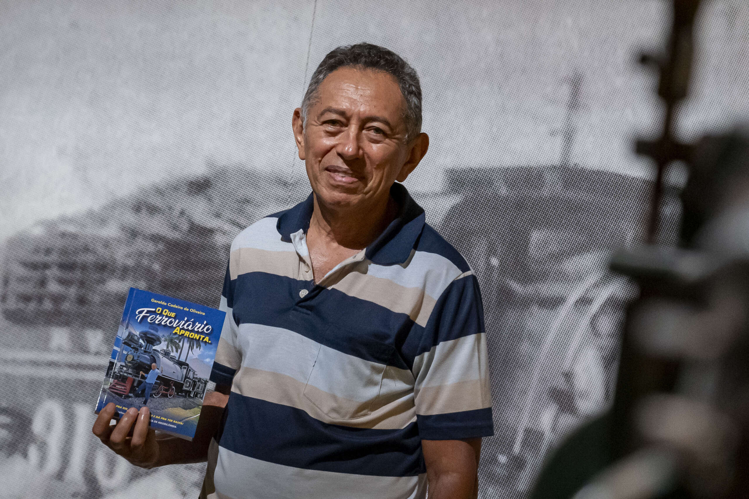 “O que o ferroviário apronta”: Museu Ferroviário realiza lançamento de livro de poesia sobre histórias dos trabalhadores da via férrea