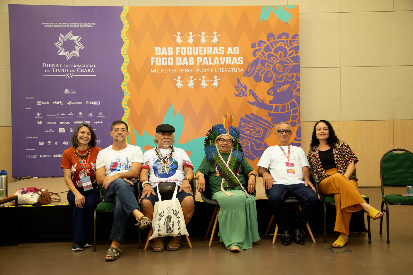 Tesouro vivo do Ceará: Mestres e Mestras da Cultura marcam presença na Bienal do Livro