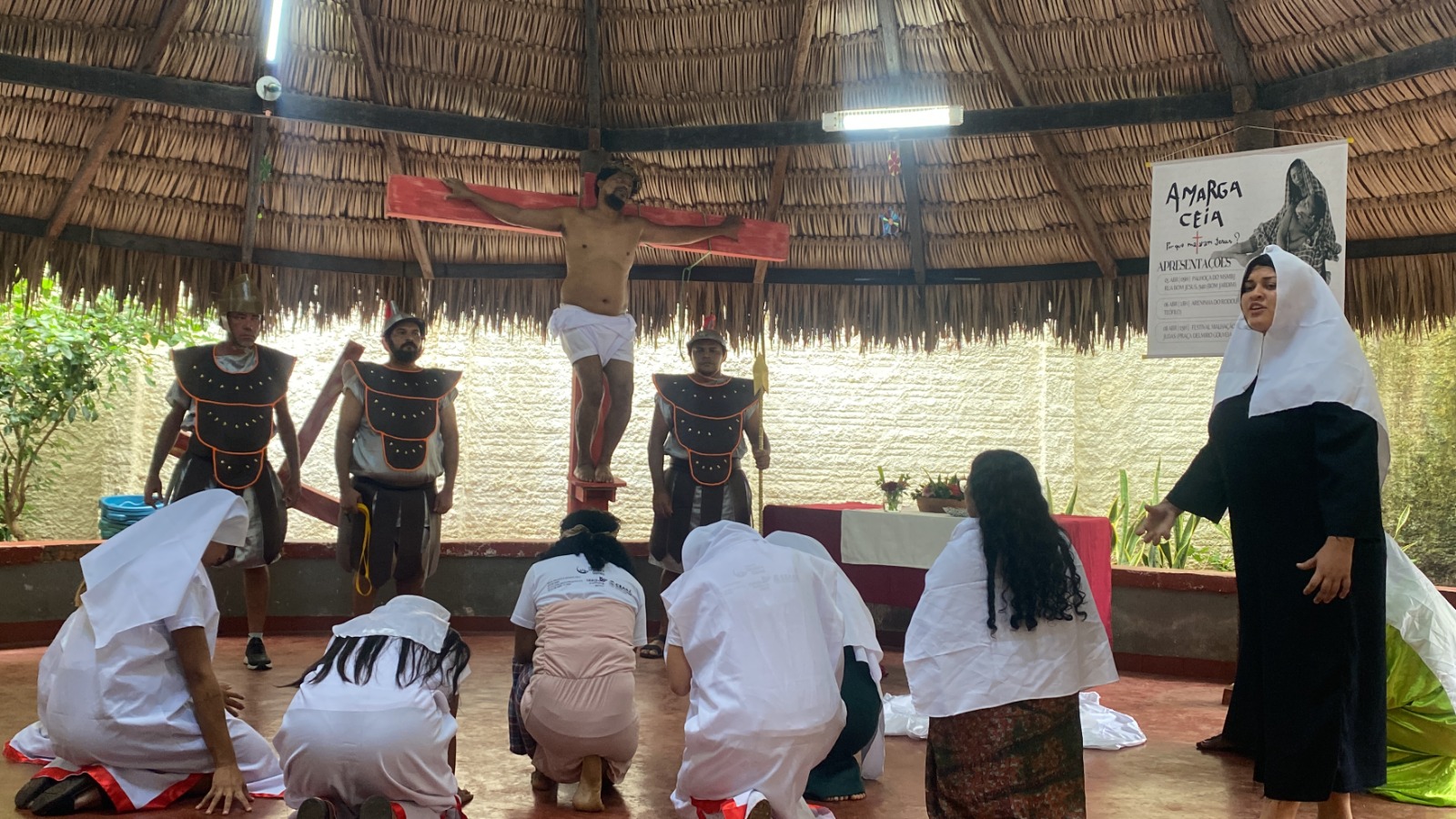 Com apoio da Secult, Grupo Gesto apresenta o impactante espetáculo “Amarga Ceia – Por Que Mataram Jesus?” em hospital psiquiátrico e praças de Fortaleza