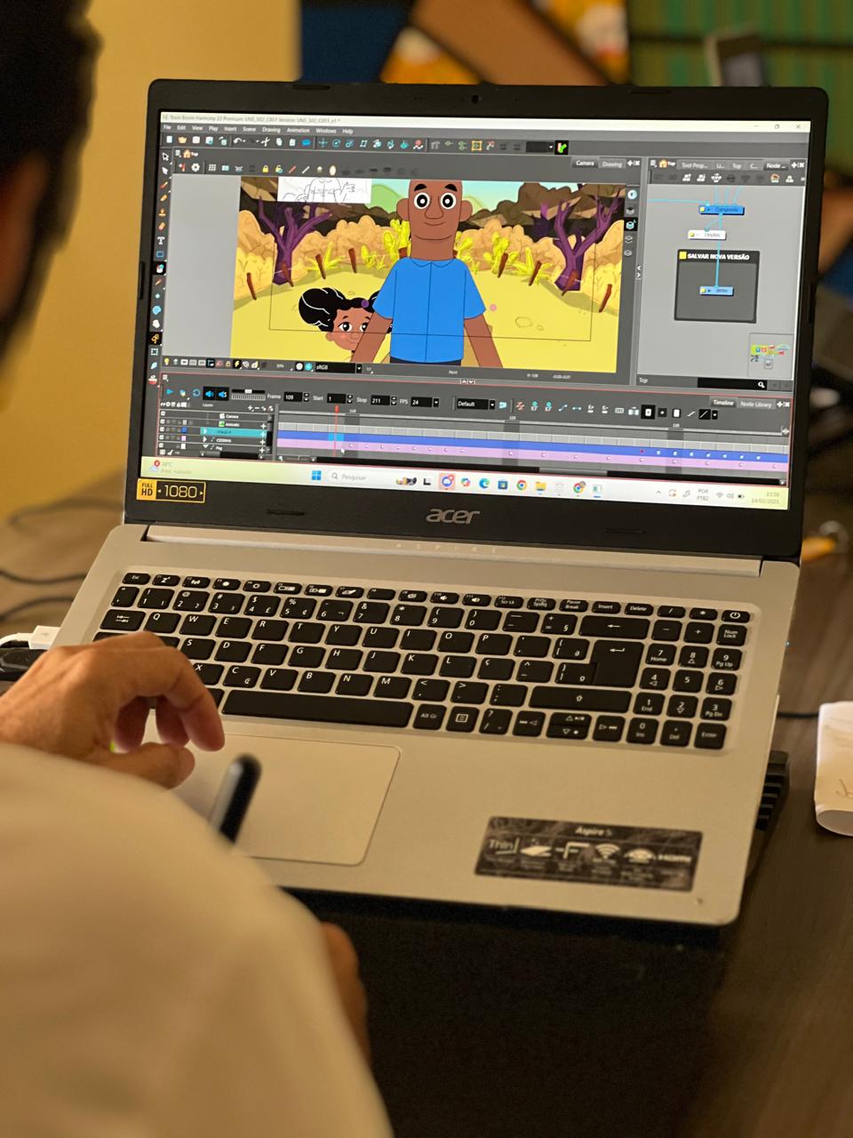 Com apoio da Secult, animação em 2D é produzida em Meruoca