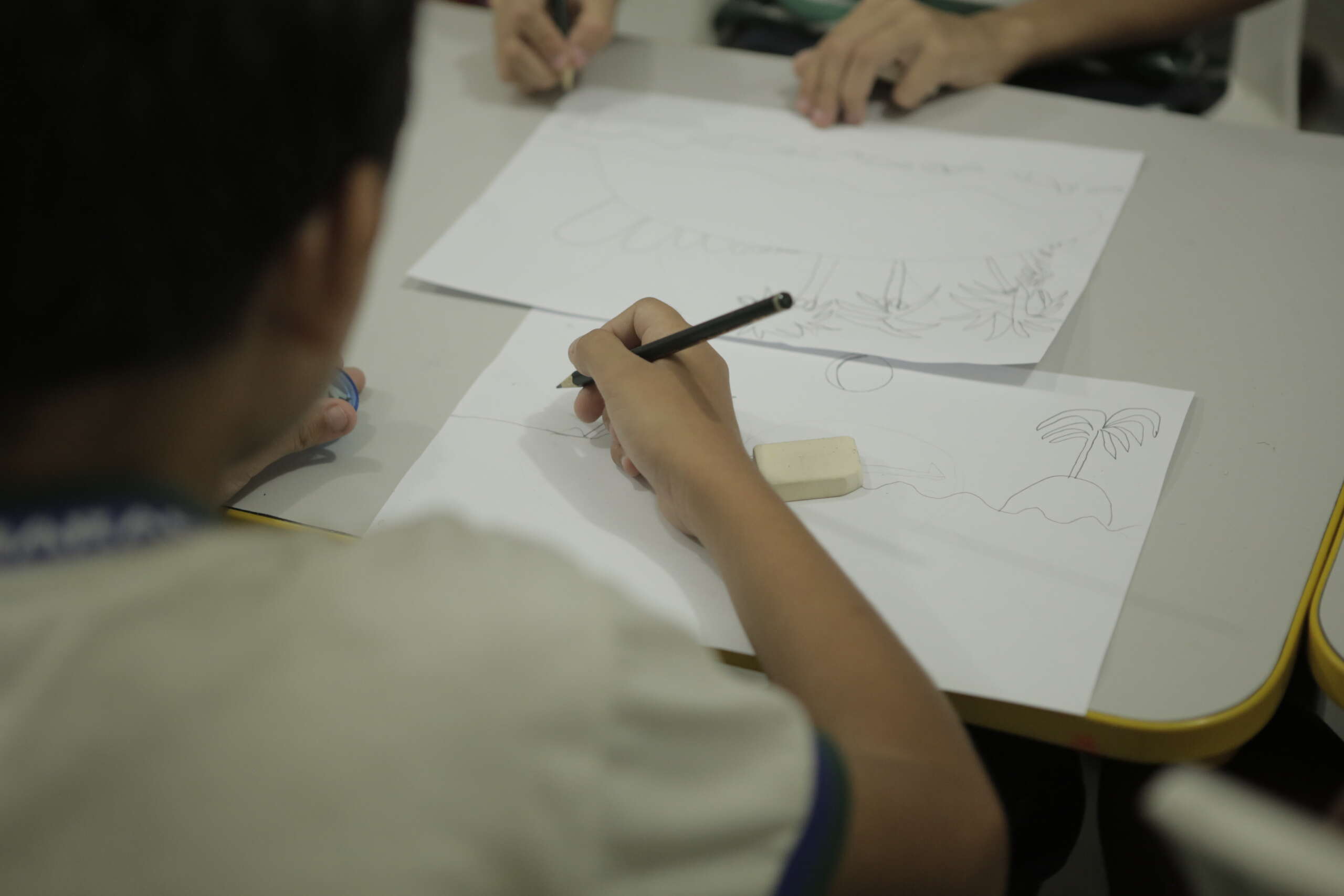 Com apoio da Secult, crianças da rede pública participam de oficinas de cinema de animação em sala de aula