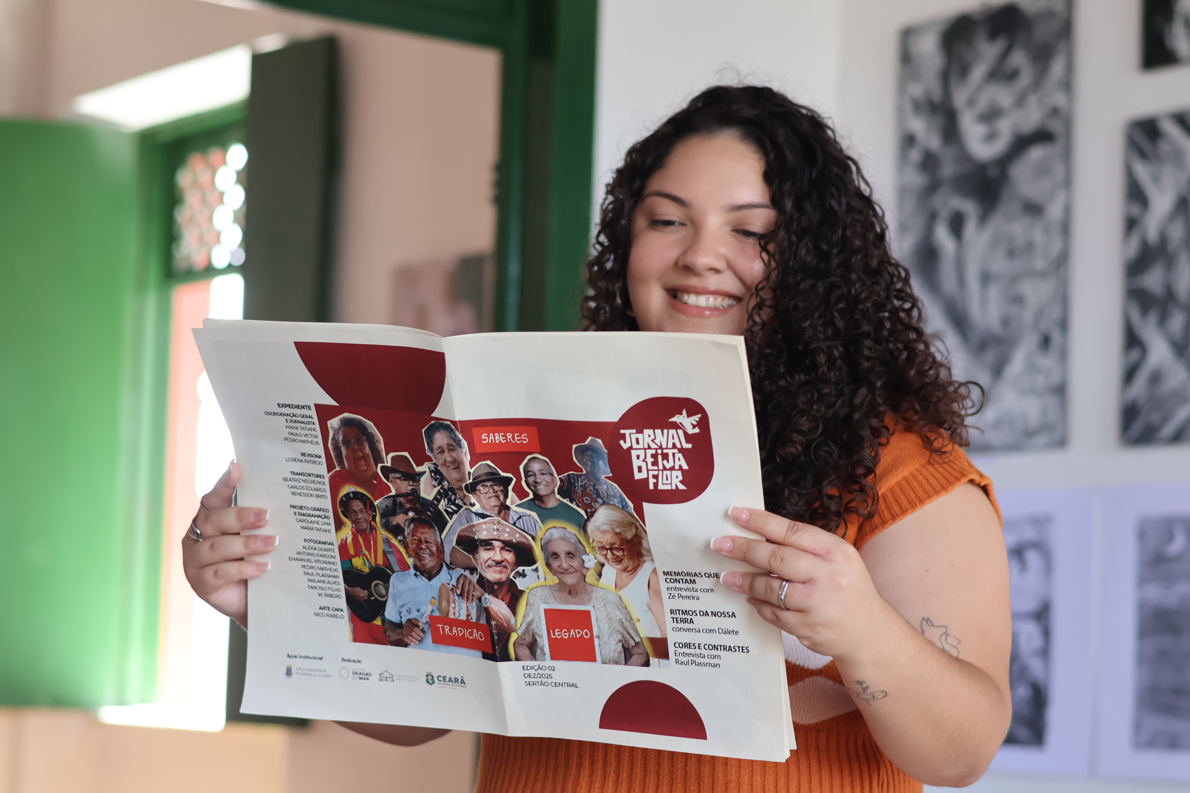 Governo do Ceará, por meio da Casa de Saberes Cego Aderaldo, e UFC campus Quixadá lançam a segunda edição do Jornal Beija-Flor