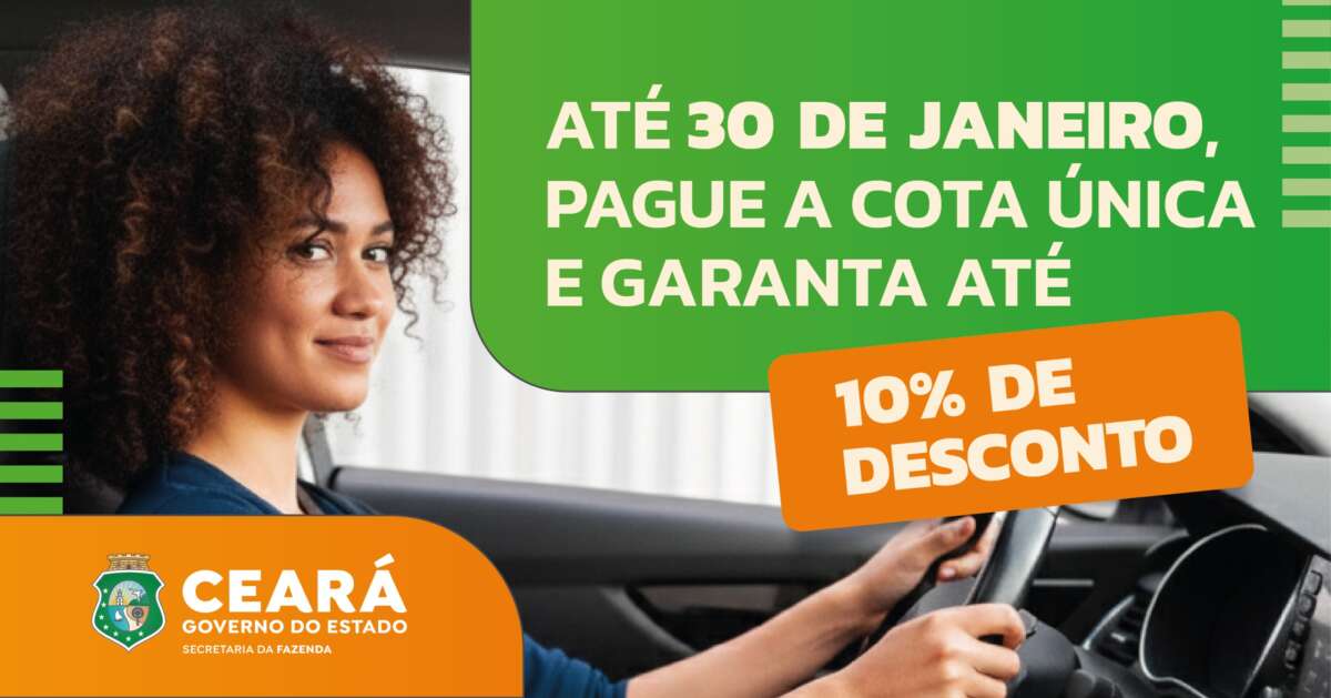 IPVA 2026: cota única vence na sexta-feira (30)