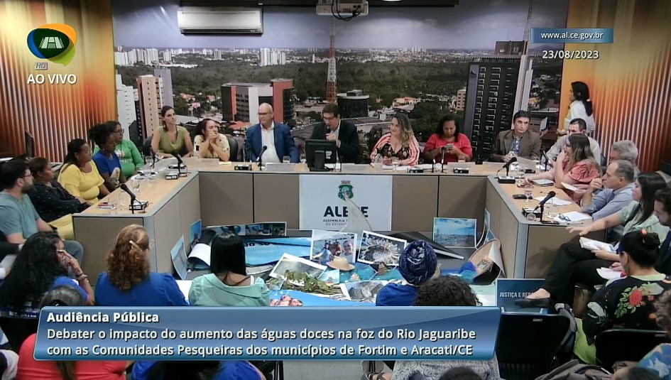 Semace discute impacto do aumento do Rio Jaguaribe nas comunidades pesqueiras