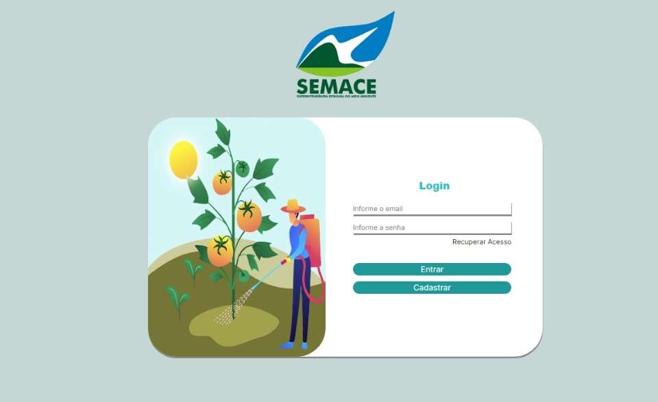 Semace lança novo sistema de cadastro de agrotóxicos
