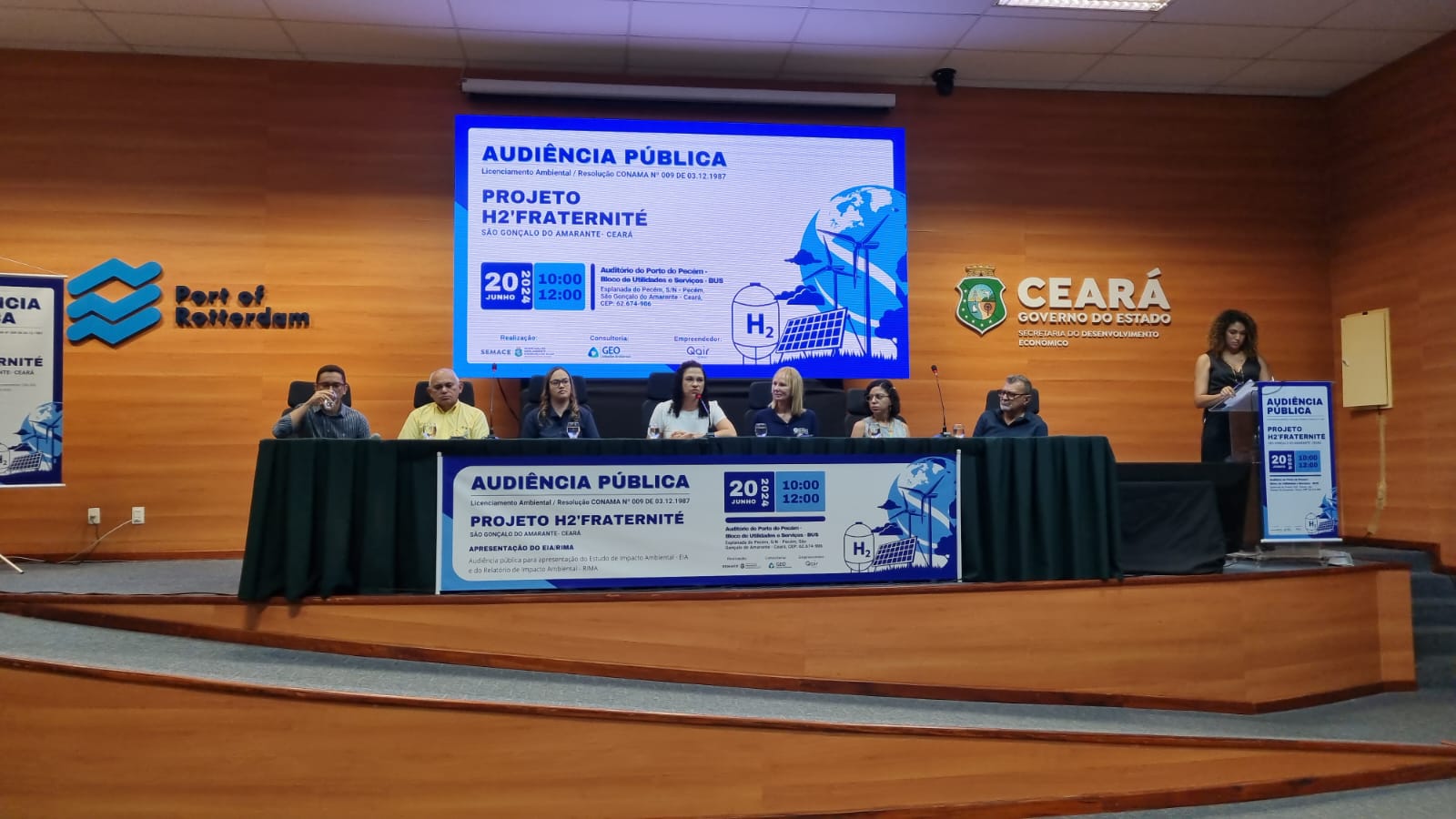 Semace preside audiência pública sobre EIA/Rima de produção de hidrogênio verde no Pecém