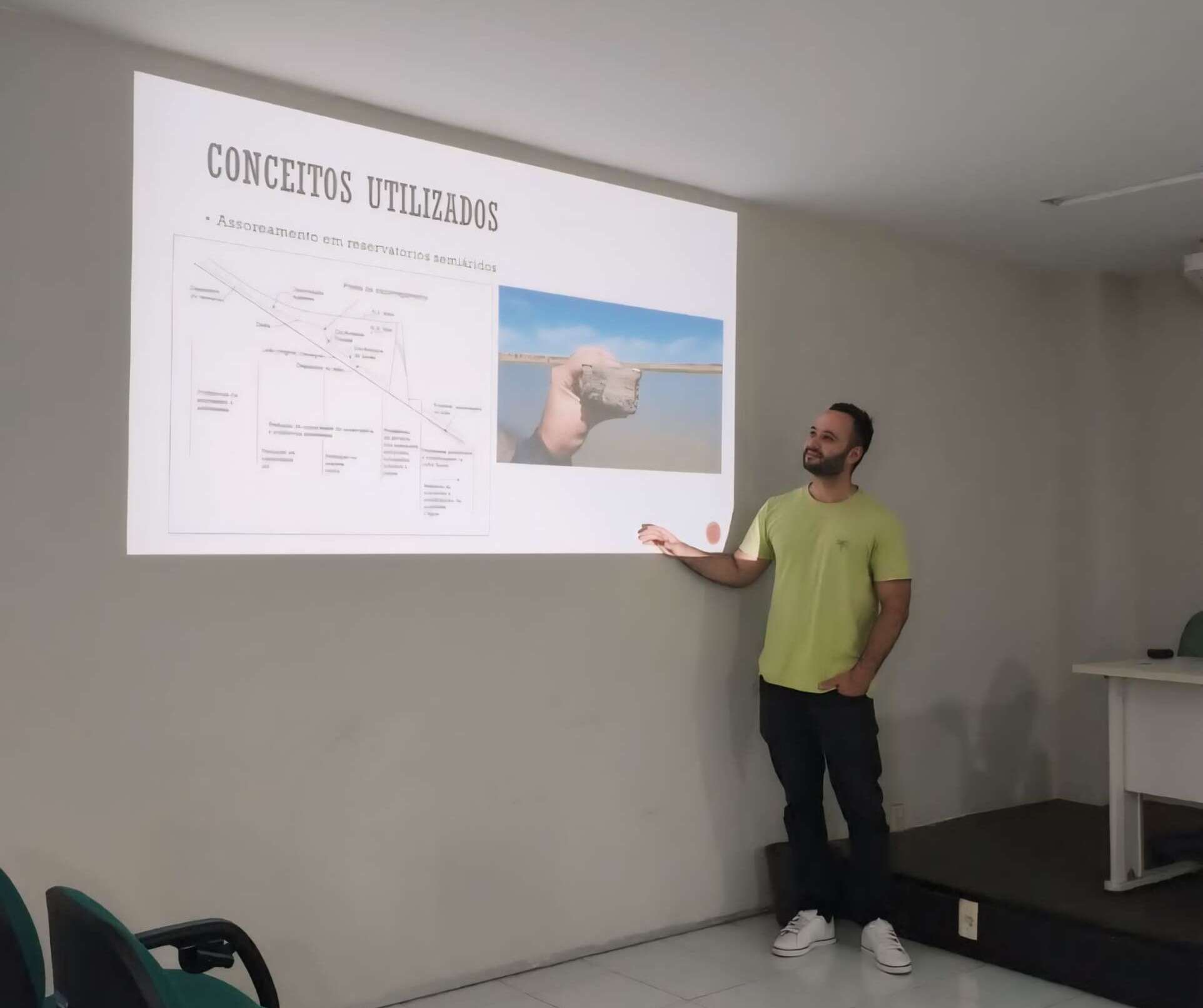 Semace apresenta pesquisa na Uece sobre dinâmica fluvial e erosão do solo em bacia no semiárido