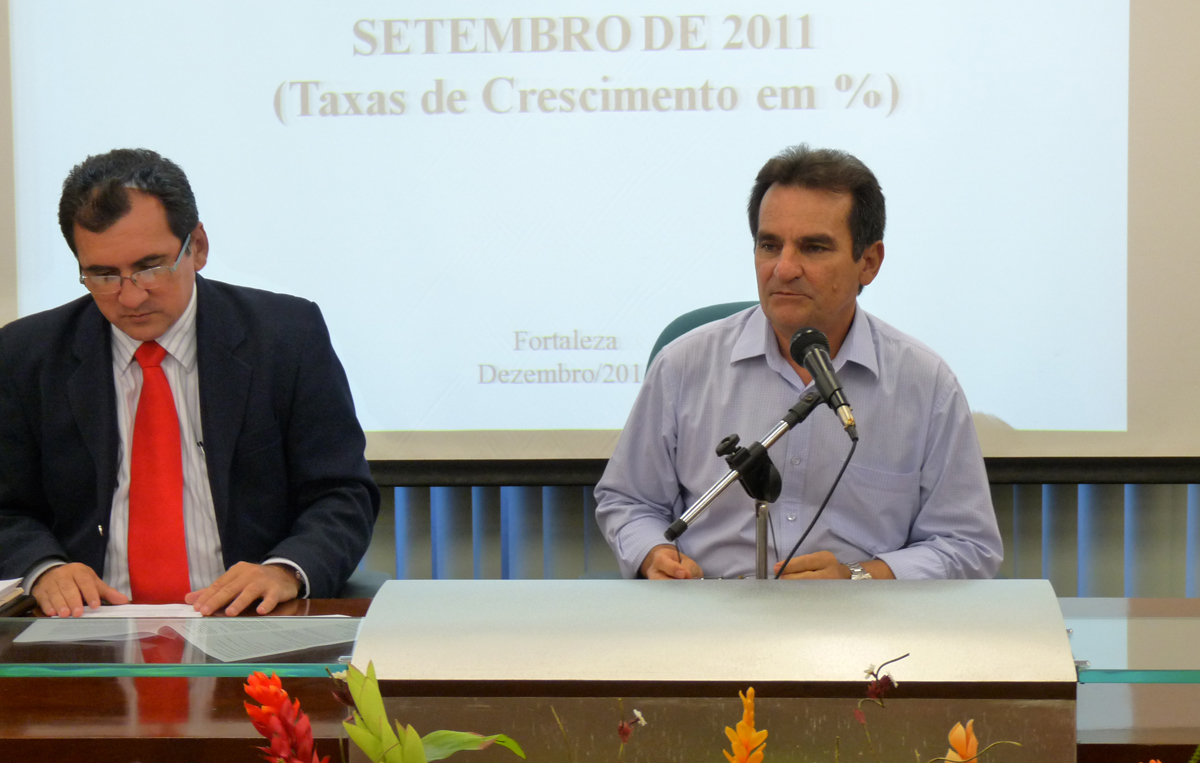 PIB do Ceará cresce 3,3% no terceiro trimestre de 2011