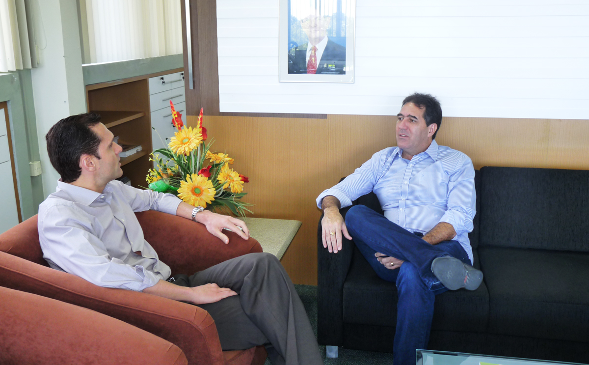 Presidente da Fecomercio faz visita a Seplag