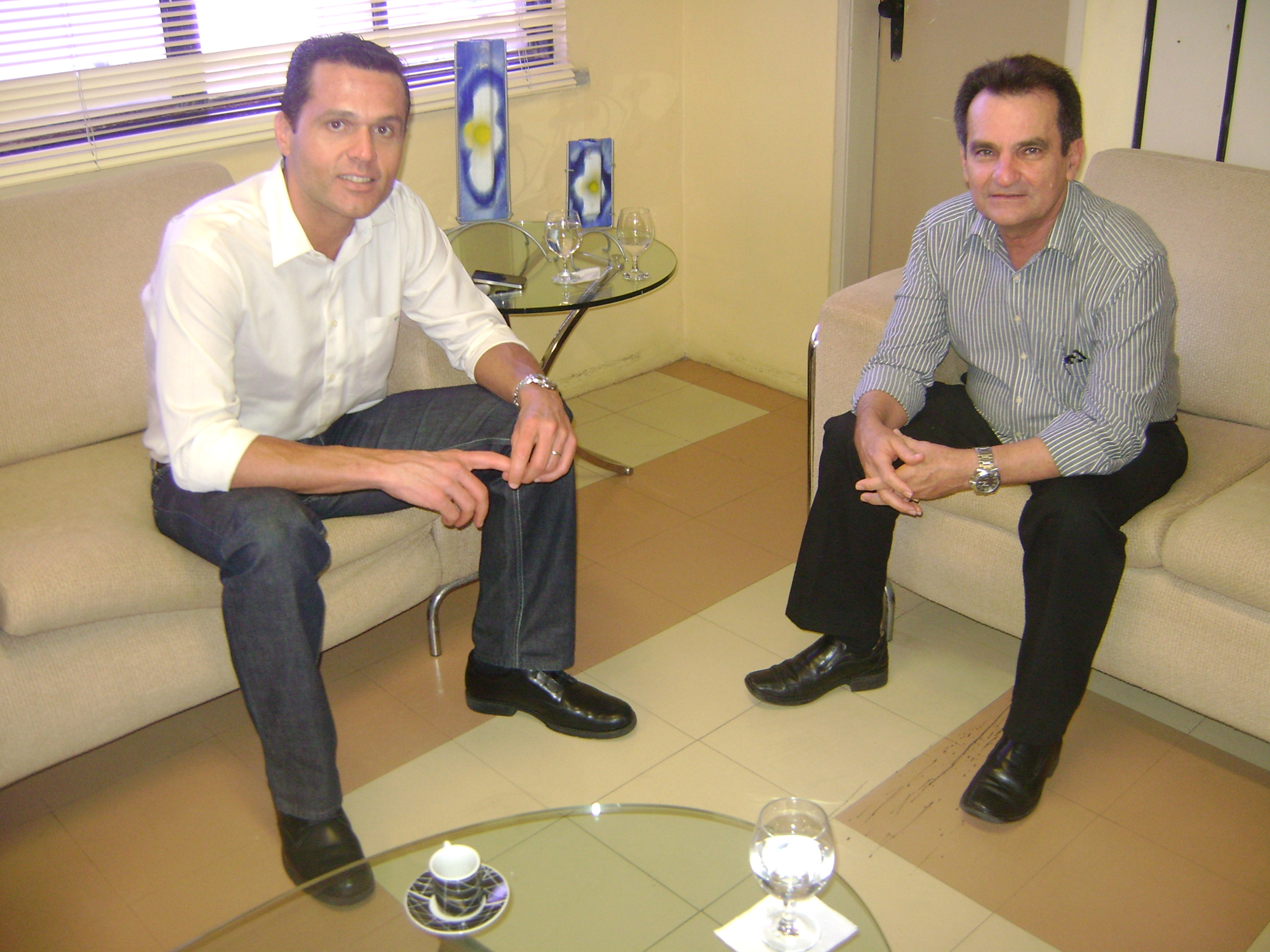 Secretário faz visita de cortesia a Philipe Nottingham