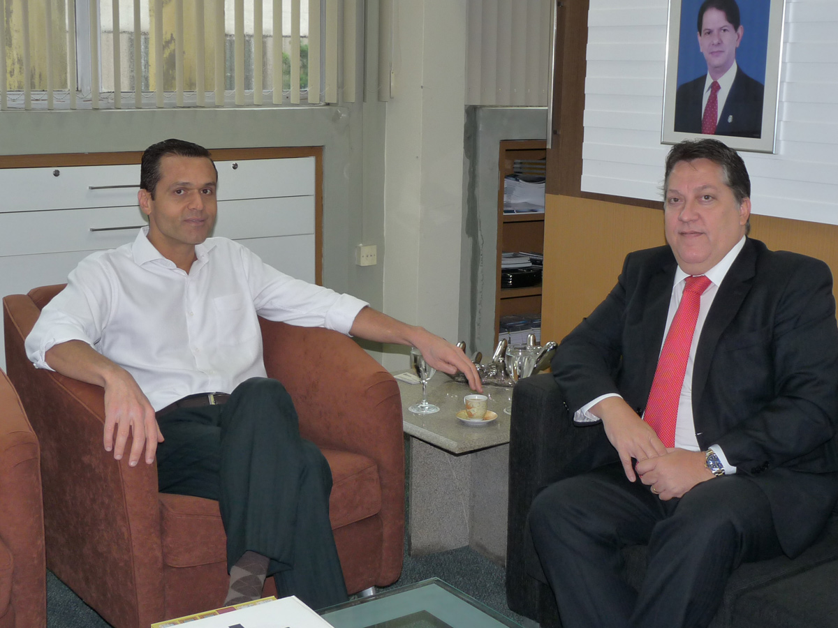 Presidente do TCE visita SEPLAG