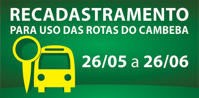 Novo prazo de recadastramento para uso das rotas do Cambeba