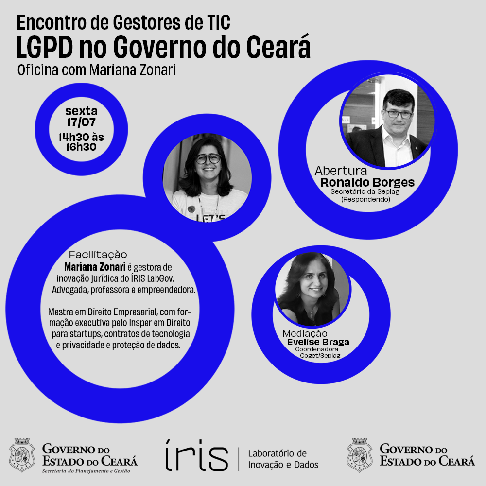 Evento virtual aborda Lei Geral de Proteção de Dados no Governo do Ceará