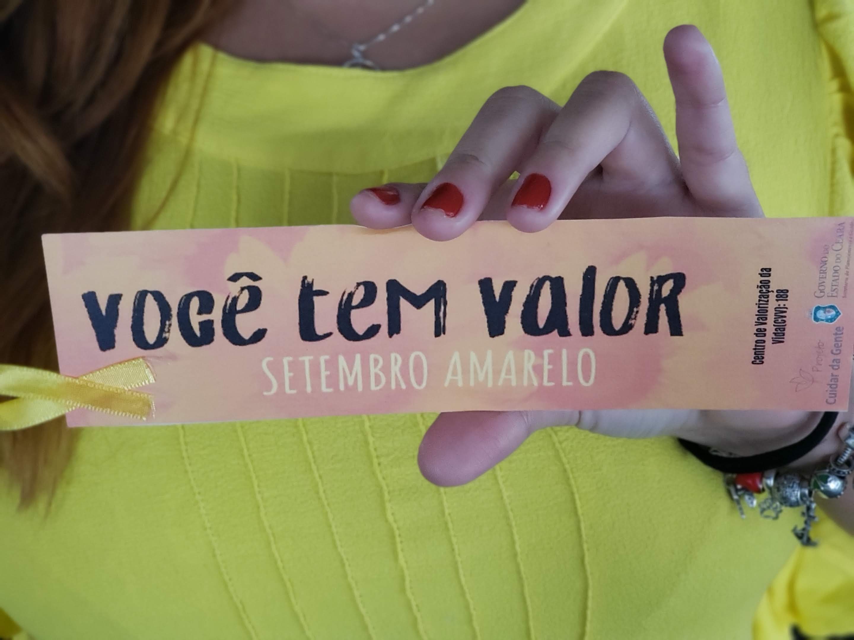 Setembro Amarelo: Ação na Seplag alerta para a valorização da vida