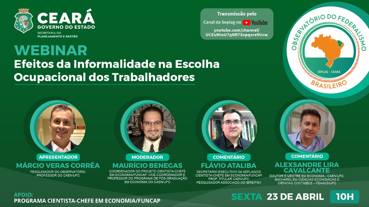 Observatório debate os efeitos da informalidade na escolha ocupacional dos trabalhadores