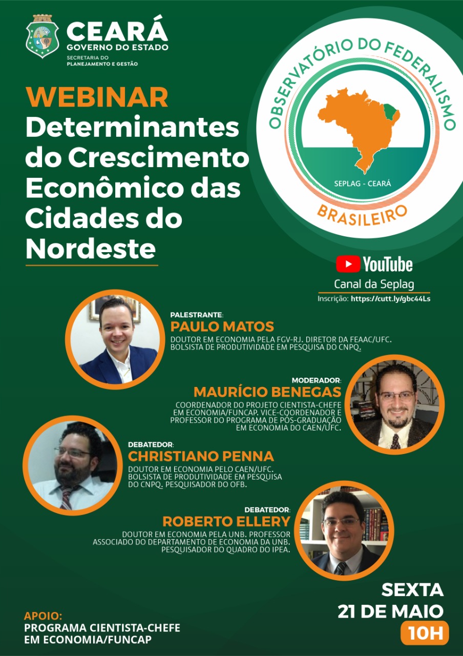 Abertas inscrições para o webinar desta sexta (21)