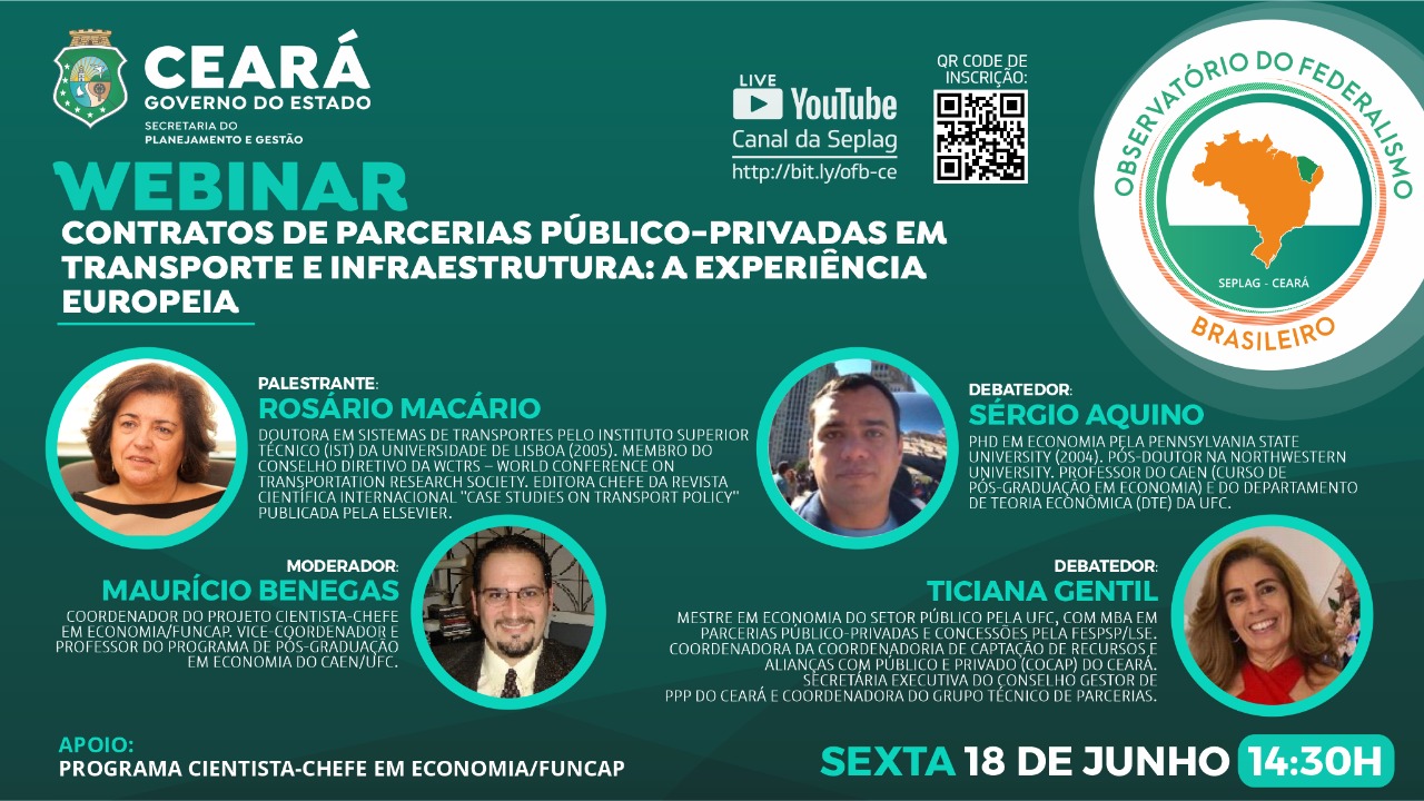 Webinar debate a experiência europeia de PPPs em Transporte e Infraestrutura