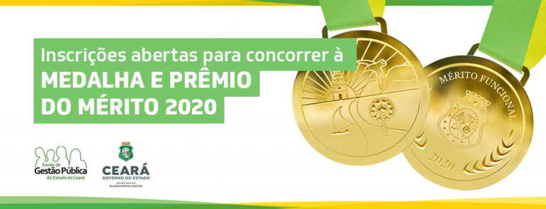 Inscrições abertas para concorrer à Medalha e Prêmio do Mérito 2020