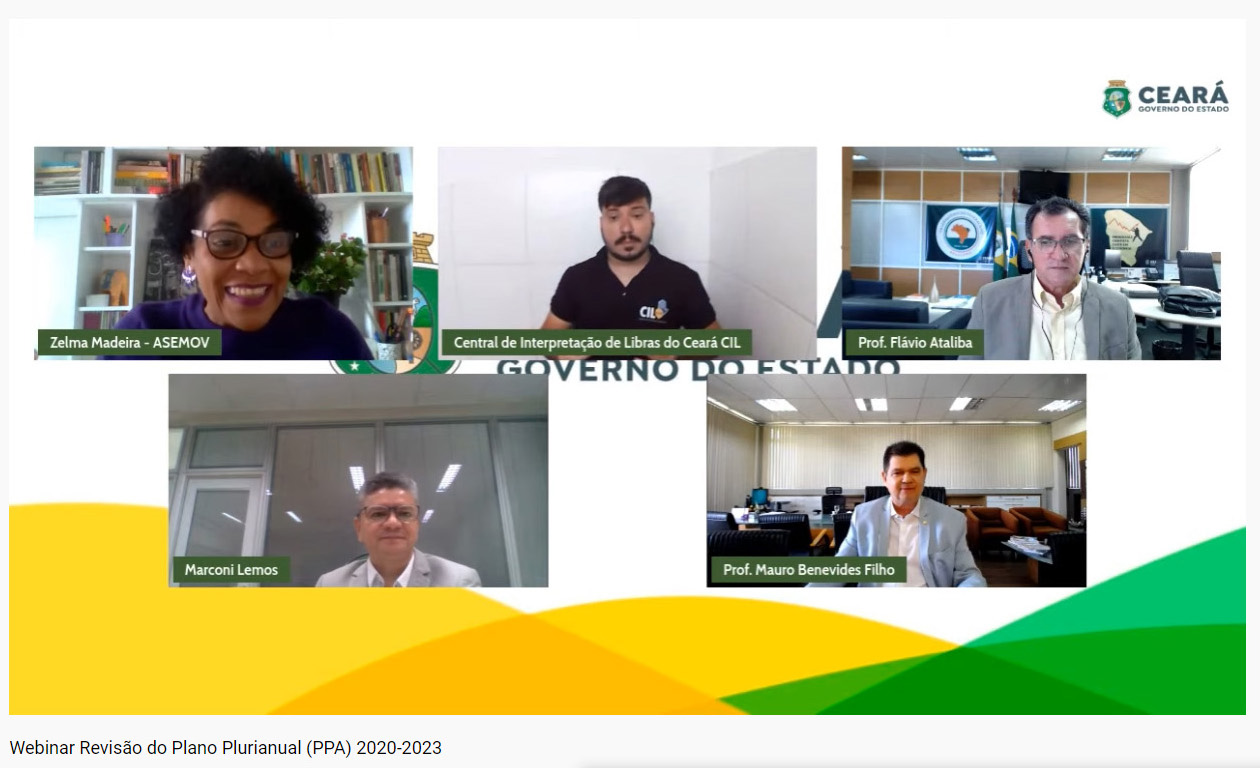 Ceará inicia revisão do PPA 2020-2023; sociedade poderá participar de 12 a 18 de julho